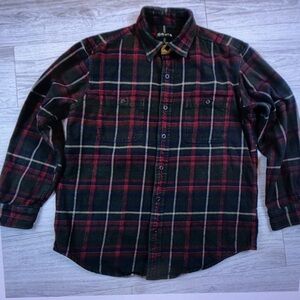 Orvis Men's Casual Plaid Shirt - Red and Black